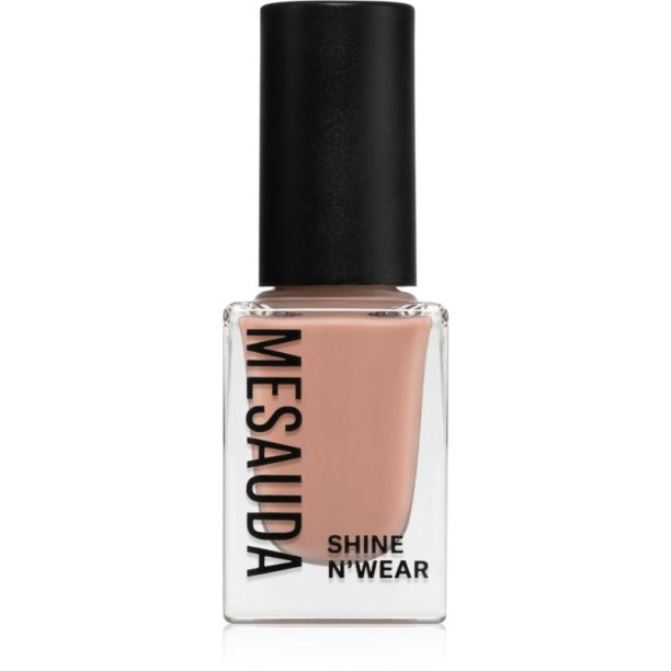 Mesauda Milano Shine N'Wear бързозасъхващ лак за нокти цвят 224 Nude 10 мл.