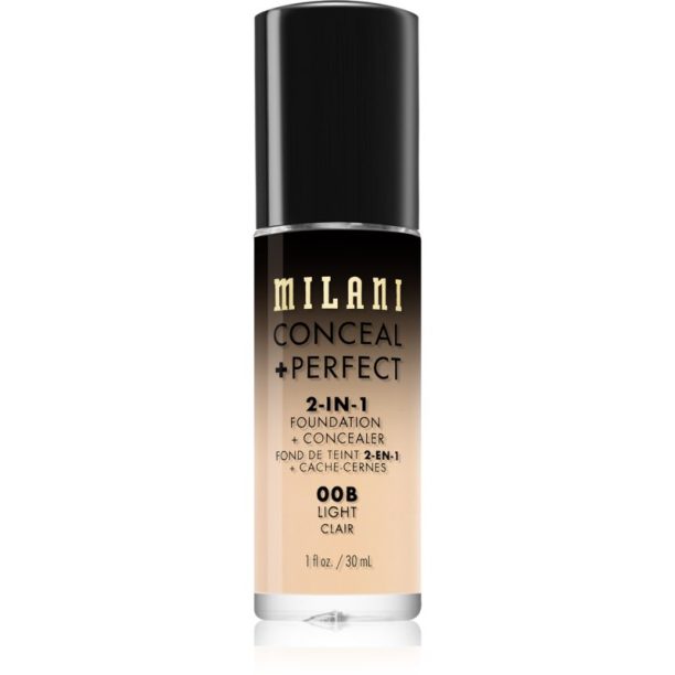 Milani Conceal + Perfect 2-in-1 Foundation And Concealer фон дьо тен 00B Light 30 мл.