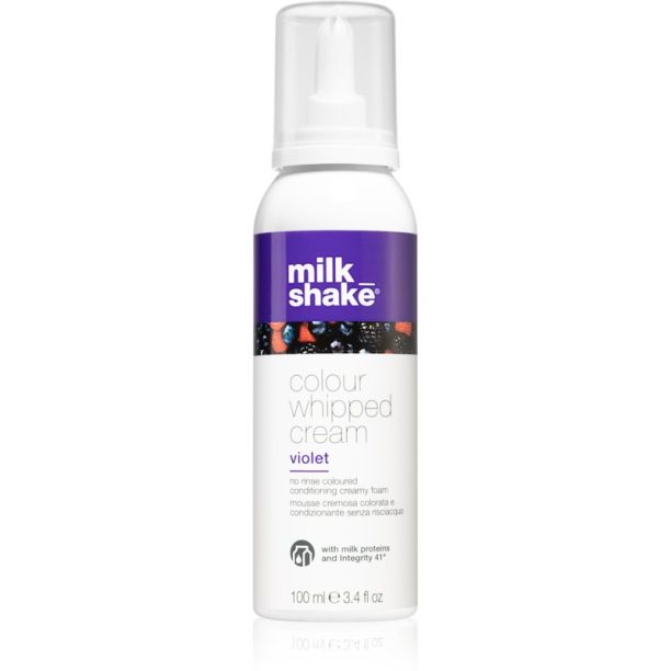 Milk Shake Colour Whipped Cream тонираща пяна за всички видове коса Violet 100 мл.