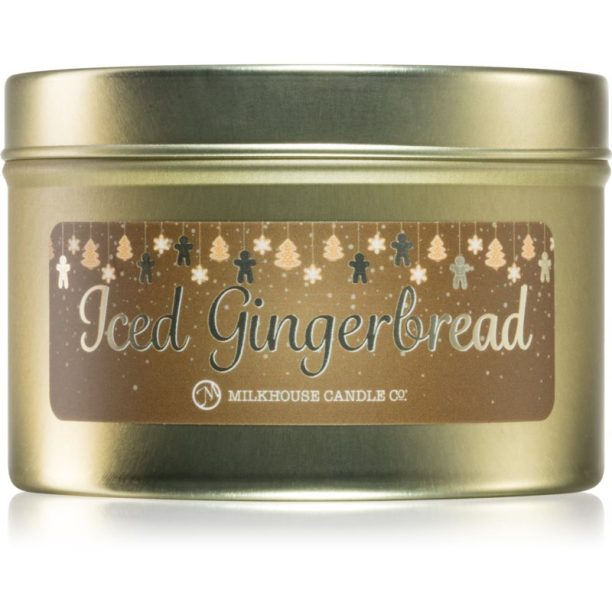 Milkhouse Candle Co. Christmas Iced Gingerbread ароматна свещ в кутия 141 гр.