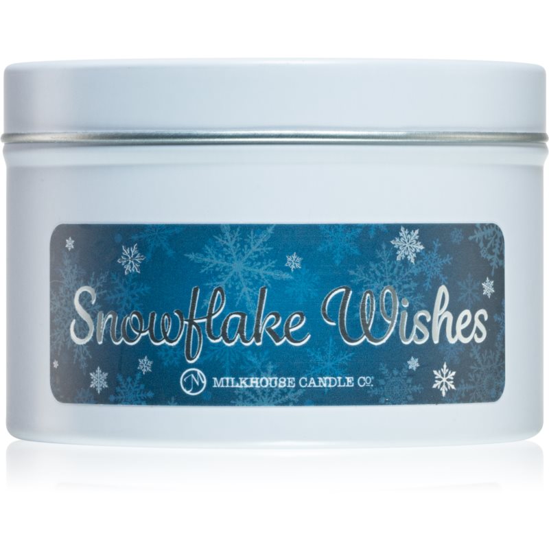 Milkhouse Candle Co. Christmas Snowflake Wishes ароматна свещ в кутия 141 гр.