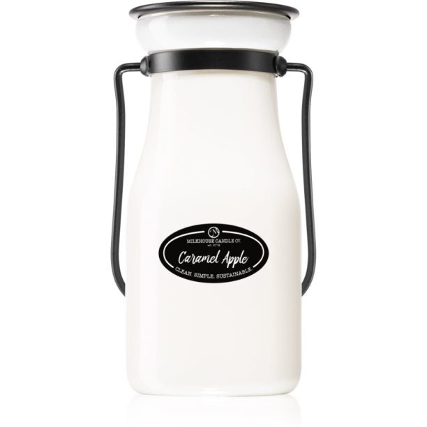 Milkhouse Candle Co. Creamery Caramel Apple ароматна свещ  Milkbottle 227 гр.