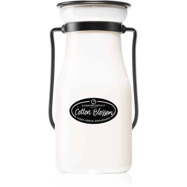 Milkhouse Candle Co. Creamery Cotton Blossom ароматна свещ Milkbottle 227 гр.