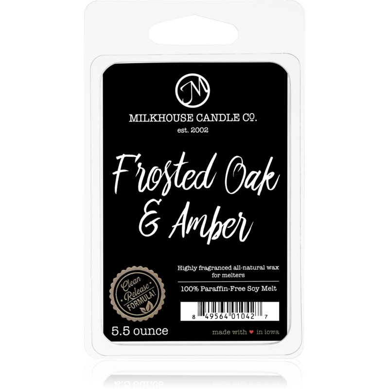 Milkhouse Candle Co. Creamery Frosted Oak & Amber восък за арома-лампа 155 гр.