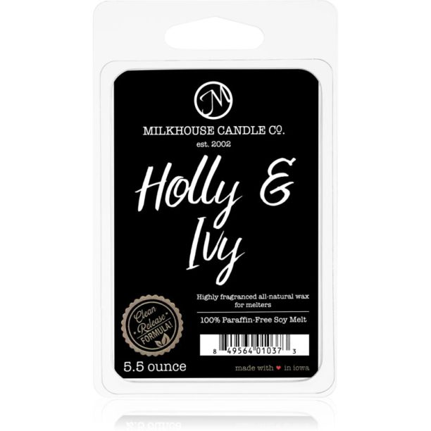 Milkhouse Candle Co. Creamery Holly & Ivy восък за арома-лампа 155 гр.