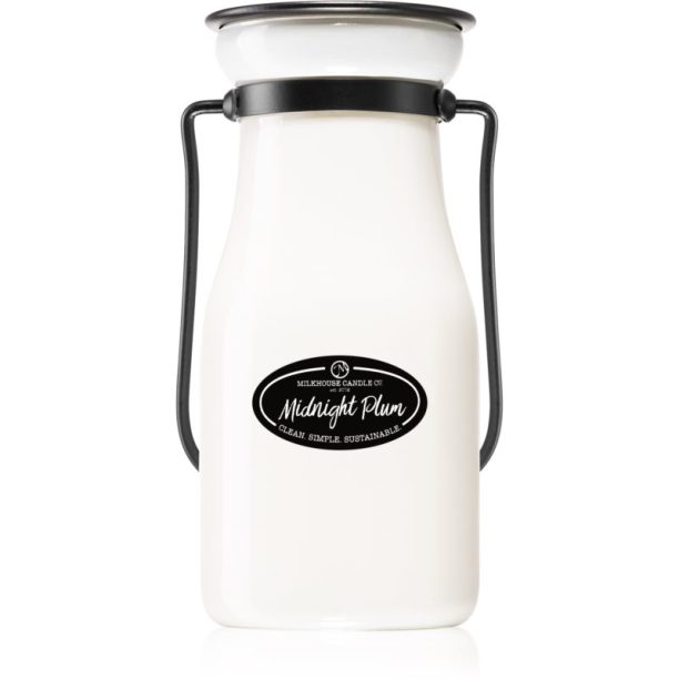 Milkhouse Candle Co. Creamery Midnight Plum ароматна свещ Milkbottle 227 гр.