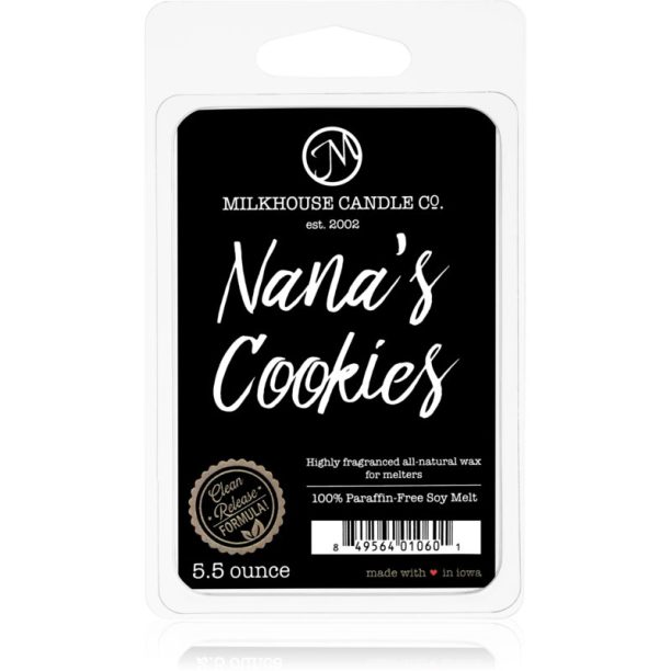 Milkhouse Candle Co. Creamery Nana's Cookies восък за арома-лампа 155 гр.