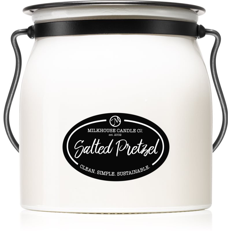 Milkhouse Candle Co. Creamery Salted Pretzel ароматна свещ Butter Jar 454 гр.