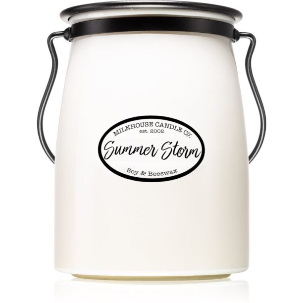 Milkhouse Candle Co. Creamery Summer Storm ароматна свещ  Butter Jar 624 гр.