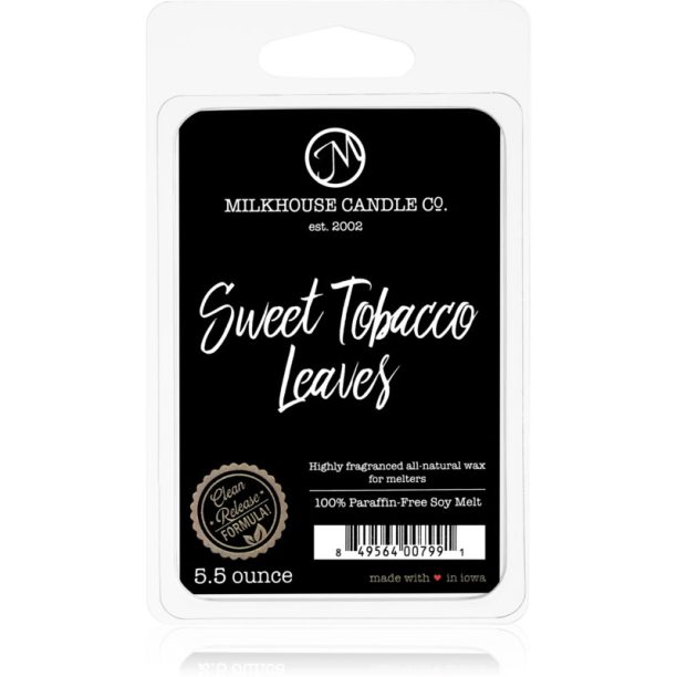 Milkhouse Candle Co. Creamery Sweet Tobacco Leaves восък за арома-лампа 155 гр.