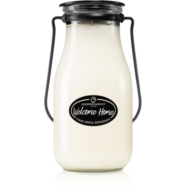 Milkhouse Candle Co. Creamery Welcome Home ароматна свещ Milkbottle 397 гр.