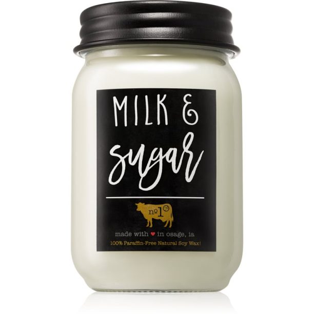 Milkhouse Candle Co. Farmhouse Milk & Sugar ароматна свещ  Mason Jar 368 гр.