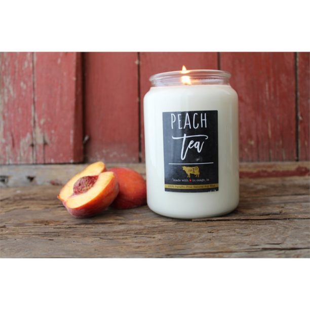 Farmhouse Peach Tea Milkhouse Candle Co. Farmhouse Peach Tea ароматна свещ Mason Jar 737 гр.