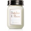 Milkhouse Candle Co. Farmhouse Peaches & Plums ароматна свещ Mason Jar 369 гр.