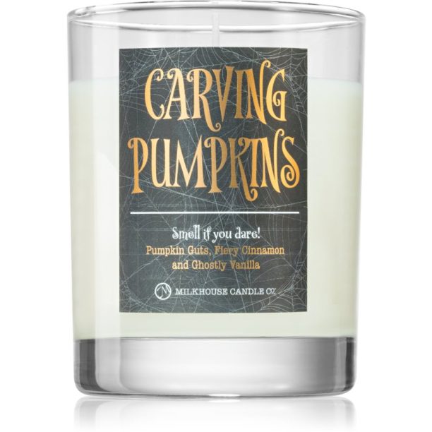 Milkhouse Candle Co. Halloween Carving Pumpkins ароматна свещ 170 гр.