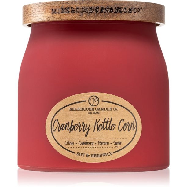 Milkhouse Candle Co. Sentiments Cranberry Kettle Corn ароматна свещ 454 гр.