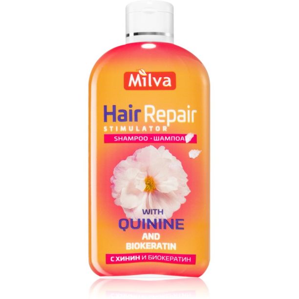 Milva Quinine Hair Repair стимулиращ шампоан за тънка и увредена коса 200 мл.