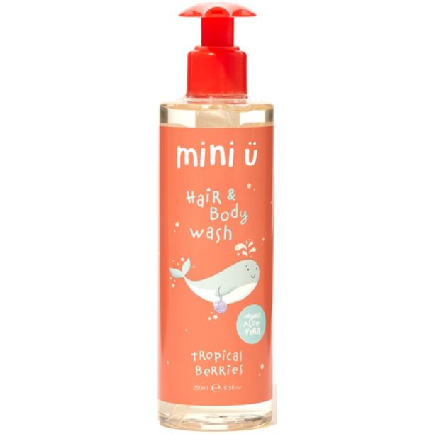 Mini-U Hair & Body Wash Tropical Berries шампоан и душ гел за деца 250 мл.