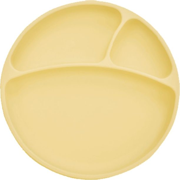 Minikoioi Puzzle Plate Yellow разделена чиния с вендуза 1 бр.