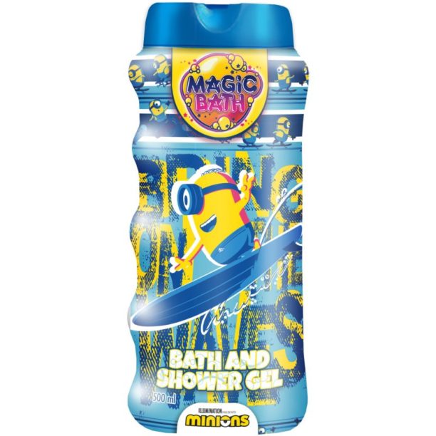 Minions Magic Bath Bath & Shower Gel Гел за душ и вана за деца 500 мл.