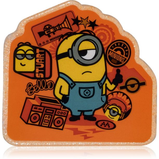 Minions The Rise of Gru Bath Fizzers ефервесцентни таблетки за вана Stuart Orange 60 гр.