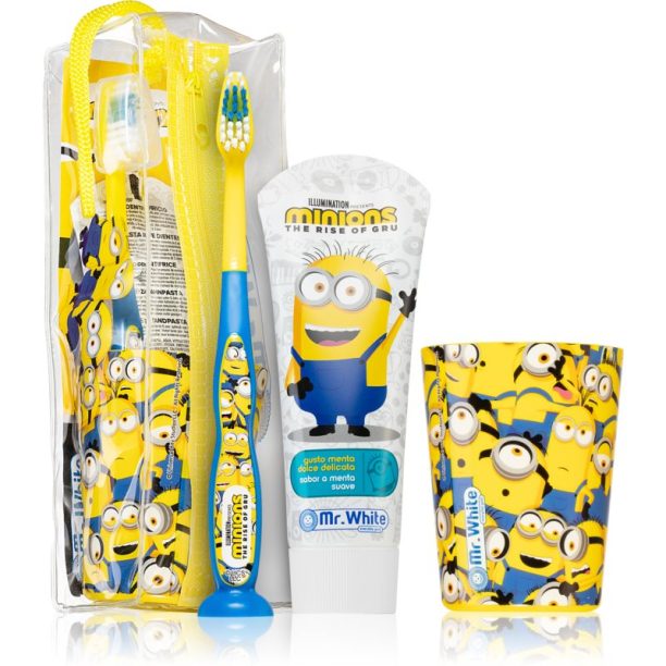 Minions Travel Dental Set Комплект за дентална грижа 3y+ (за деца )