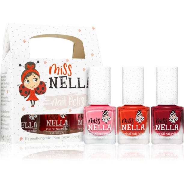 Miss Nella Peel Off Nail Polish Set комплект лак за нокти