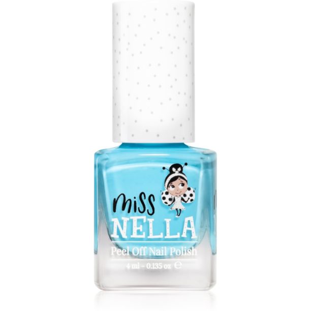 Miss Nella Peel Off Nail Polish лак за нокти за деца MN01 Mermaid Blue 4 мл.