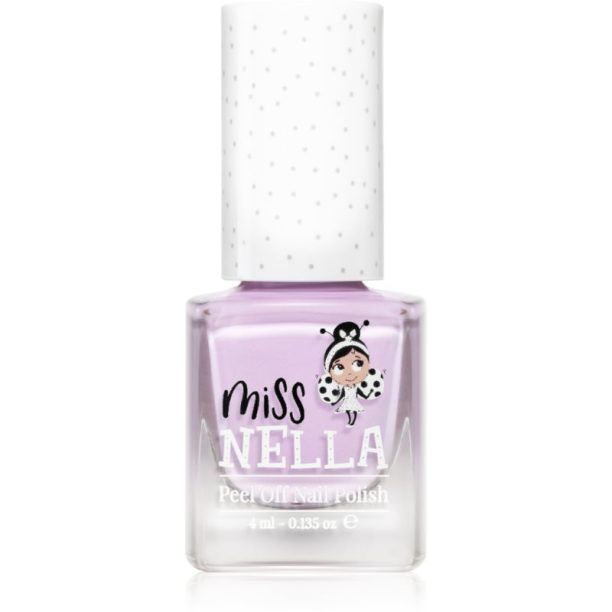 Miss Nella Peel Off Nail Polish лак за нокти за деца MN02 Bubble Gum 4 мл.