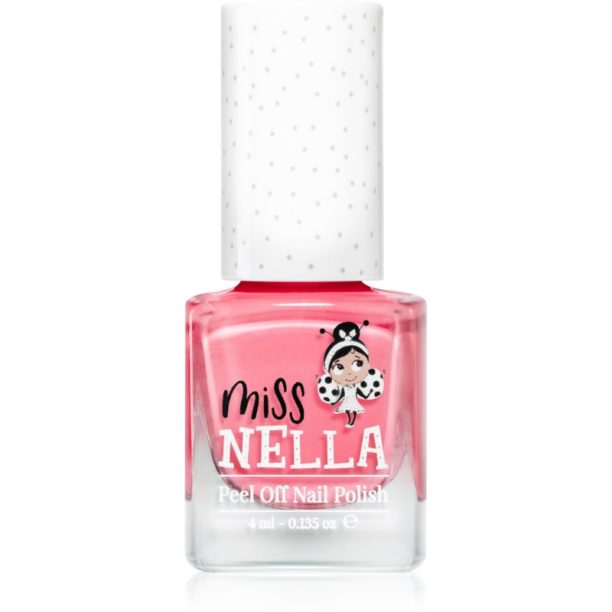 Miss Nella Peel Off Nail Polish лак за нокти за деца MN03 Pink a Boo 4 мл.