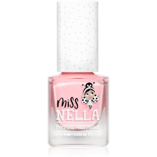 Miss Nella Peel Off Nail Polish лак за нокти за деца MN05 Cheeky Bunny 4 мл.