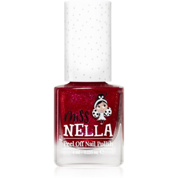 Miss Nella Peel Off Nail Polish лак за нокти за деца MN08 Jazzberry Jam 4 мл.