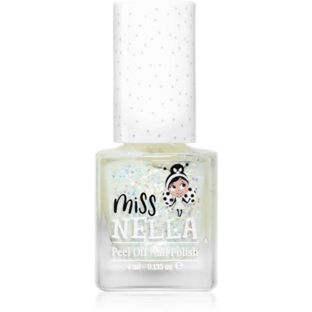 Miss Nella Peel Off Nail Polish лак за нокти за деца MN25 Confetti Clouds 4 мл.