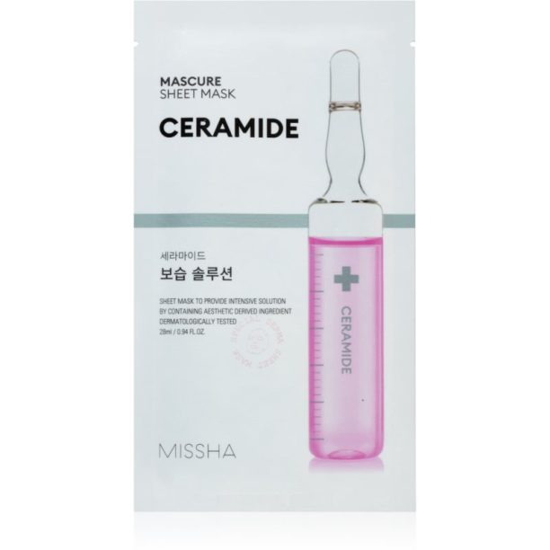 Missha Mascure Ceramide подхранваща платнена маска 28 мл.