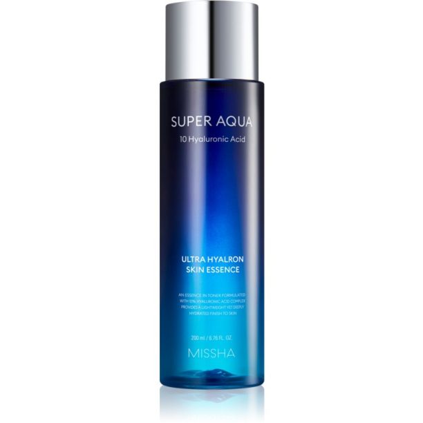 Missha Super Aqua 10 Hyaluronic Acid есенциален успокояващ тоник 200 мл.