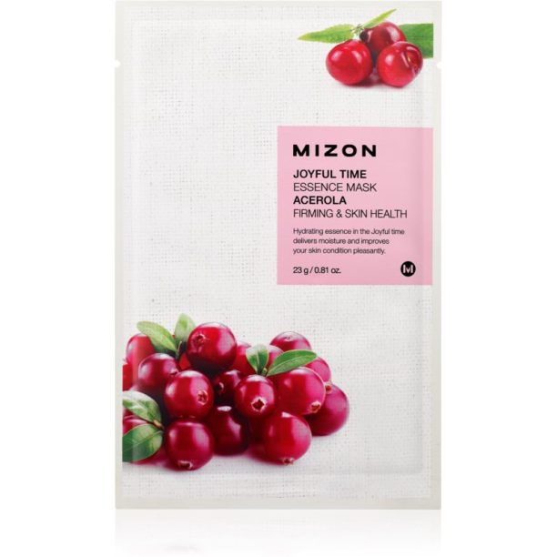 Mizon Joyful Time Acerola платнена маска за стягане на кожата 23 гр.