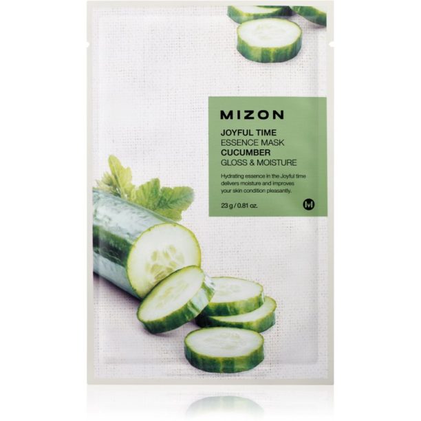 Mizon Joyful Time Cucumber платнена маска с озаряващ и хидратиращ ефект 23 гр.