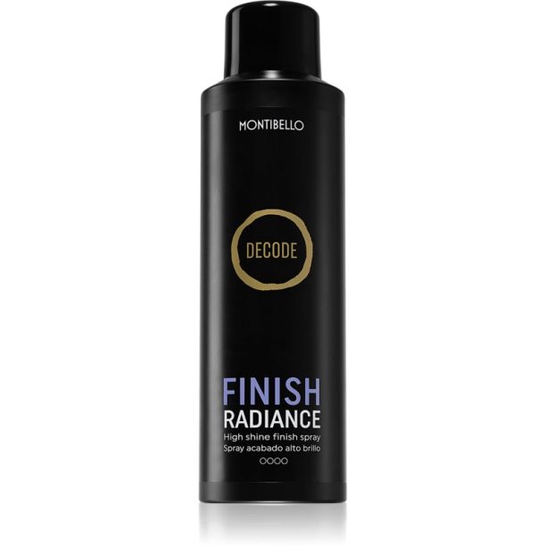 Montibello Decode Finish Radiance Spray бързозасъхващ спрей за коса за блясък 200 мл.