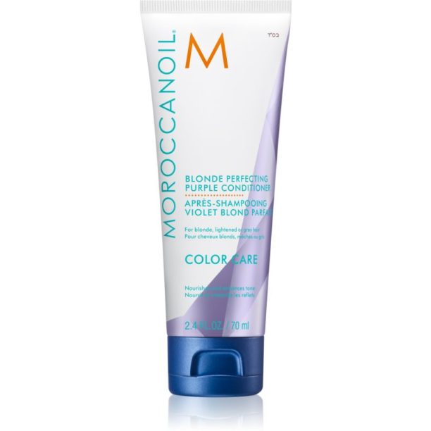 Moroccanoil Color Care лилав балсам за блонд коса и коса с кичури 70 мл.