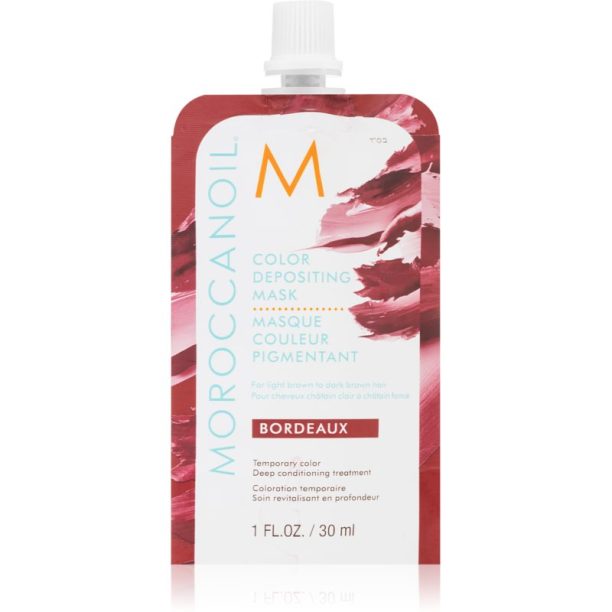 Moroccanoil Color Depositing нежна подхранваща маска без перманентни цветови пигменти Bordeaux 30 мл. на ниска цена