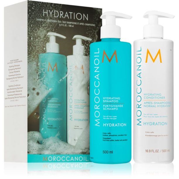 Moroccanoil Hydration комплект (за хидратация и блясък) за жени