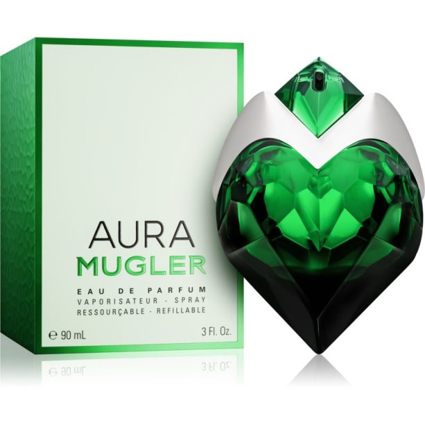 Aura Mugler Aura парфюмна вода сменяема за жени 90 мл. - оригинален продукт