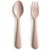 Mushie Fork and Spoon Set прибор Blush 2 бр.