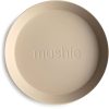 Mushie Round Dinnerware Plates чиния Vanilla 2 бр.