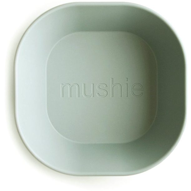 Mushie Square Dinnerware Bowl купичка Sage 2 бр.