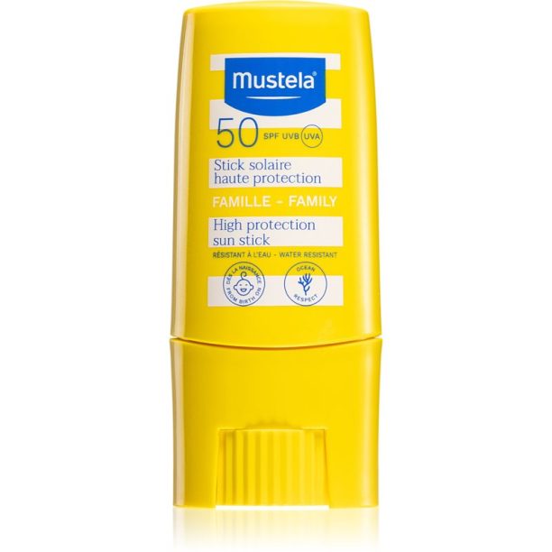 Mustela Sun High Protection Sun Stick тичинка за тен SPF 50 9 мл.