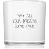 My Flame Fresh Cotton May All Your Dreams Come True ароматна свещ 10x10 см