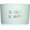 My Flame Minty Bamboo Be Silly Be Happy ароматна свещ с дървен фитил 7x5 см