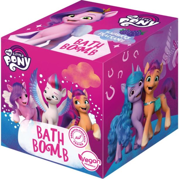 My Little Pony Bath Bomb пенлива топка за вана blackberry 165 гр.