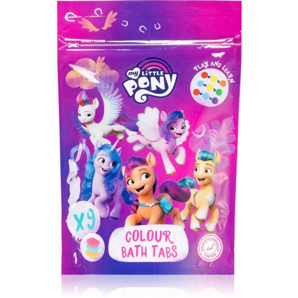 My Little Pony Colour Bath Tabs цветни разтворими таблети за вана 9x16 гр.